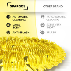 Pastilles Urinoir 24 Pièces Urinal Screen pour Urinoir Désodorisant Protection anti-éclaboussures contre les odeurs pour les toi