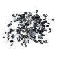 WINGONEER 25 Valeurs 16V 25V 50V 1uF à 2200uF Condensateurs électrolytiques Assortiment assorti Kit Set Noir - 125PCS