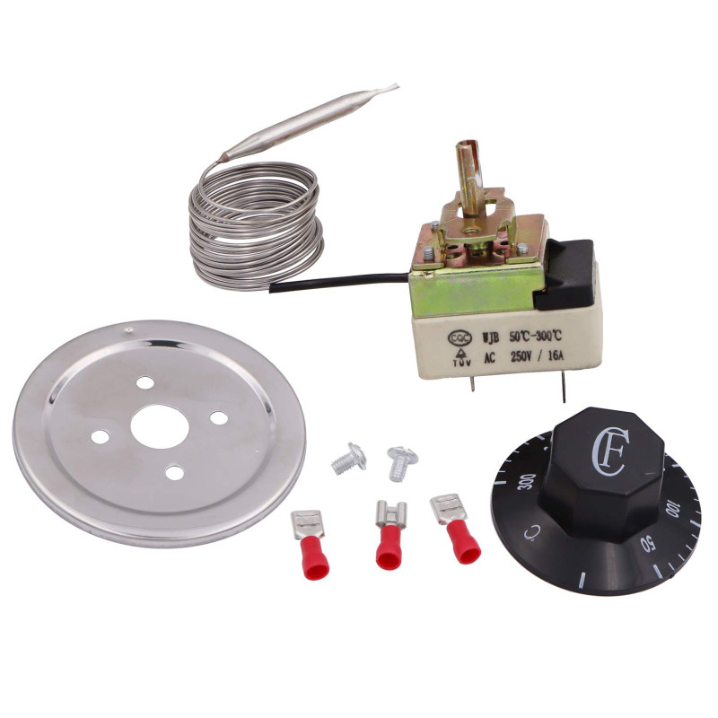 Earth Star Terre étoile 2 metres 50–300 degrés F Nouveau Thermostat de Chauffage, poêle à Frire Thermostat, contrôle de températ Earth Star Terre étoile 2 metres 50–300 degrés F Nouveau Thermostat de Chauffage, poêle à Frire Thermostat, contrôle de températ