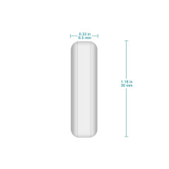stonylab 5 Paquet Ensemble de Barre d'Agitation, 30 mm PTFE Magnétiques Revêtues stir bar Blanc Mélangeur à Agitation pour Agita