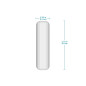 stonylab 5 Paquet Ensemble de Barre d'Agitation, 30 mm PTFE Magnétiques Revêtues stir bar Blanc Mélangeur à Agitation pour Agita stonylab 5 Paquet Ensemble de Barre d'Agitation, 30 mm PTFE Magnétiques Revêtues stir bar Blanc Mélangeur à Agitation pour Agita
