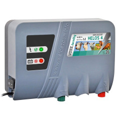 VOSS.farming Electrificateur HELOS 4" 12 V/ 230 V - Parfaite sécurité pour Les Chevaux bovins Les Moutons Les chèvres - clôture 