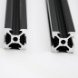 Iverntech 4 pièces 600mm 2020 V Type Noir Norme européenne anodisé Rail linéaire profilé en Aluminium Extrusion pour imprimante Iverntech 4 pièces 600mm 2020 V Type Noir Norme européenne anodisé Rail linéaire profilé en Aluminium Extrusion pour imprimante