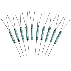 Gebildet 10pièces 4W 3 Broches Interrupteur Reed Interrupteur à Induction Magnétique (2.5mm x 14mm) Normalement Ouvert N/O N/C S