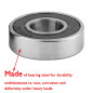 10 pcs roulements à billes, 12 mm x 28 mm x 8 mm roulements à double blindage, roulements à billes miniatures 6001-2RS, adoptant 10 pcs roulements à billes, 12 mm x 28 mm x 8 mm roulements à double blindage, roulements à billes miniatures 6001-2RS, adoptant