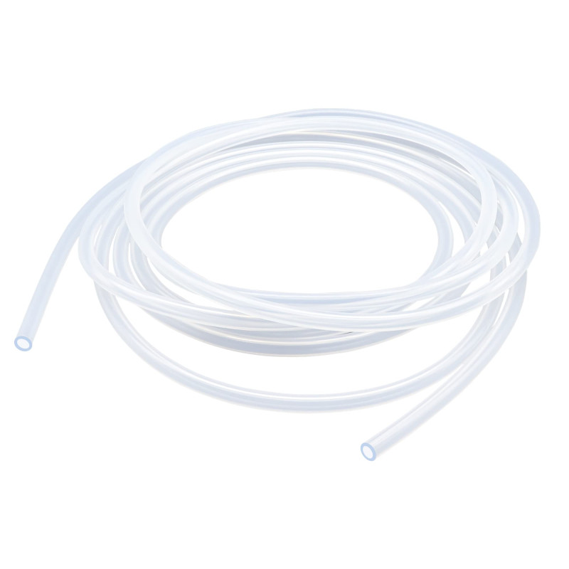 Tuyau en silicone de 3 mm ID x 6 mm OD - 5 mètres, LAVMHAB Tuyau de qualité alimentaire flexible en silicone transparent pour tr
