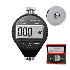 Maizoon Shore C Testeur de Dureté Avec écran LCD 0-100 HC Outil de Test pour Pneus Plastique Caoutchouc Cuir NE10C
