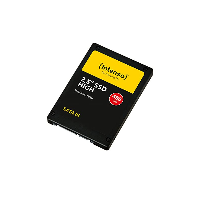Intenso Disque SSD interne, 2,5" High SATA III, 480 GO, 520 Mo/s Intenso Disque SSD interne, 2,5" High SATA III, 480 GO, 520 Mo/s