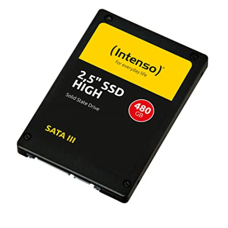 Intenso Disque SSD interne, 2,5" High SATA III, 480 GO, 520 Mo/s