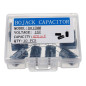 BOJACK 470uF 16V 8x12mm Condensateurs 470 MFD 16 volts 0.32x0.47 pouces ± 20% condensateurs électrolytiques en aluminium (paquet BOJACK 470uF 16V 8x12mm Condensateurs 470 MFD 16 volts 0.32x0.47 pouces ± 20% condensateurs électrolytiques en aluminium (paquet