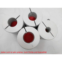 D30-L40 Taille de perçage 14 x 14 mm - Coupleur d'arbre flexible CNC Moteurs pas à pas 3D Traitement d'oxydation de surface - Tr