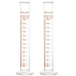 StonyLab 2-Paquet Cylindre Gradué en Verre Borosilicaté, Glass Graduated Cylinder - 250ml StonyLab 2-Paquet Cylindre Gradué en Verre Borosilicaté, Glass Graduated Cylinder - 250ml