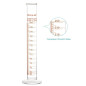 StonyLab 2-Paquet Cylindre Gradué en Verre Borosilicaté, Glass Graduated Cylinder - 250ml StonyLab 2-Paquet Cylindre Gradué en Verre Borosilicaté, Glass Graduated Cylinder - 250ml