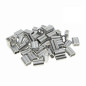 Kitchen-dream Colliers de câble en aluminium de manchons de câble métallique de diamètre de 0,04 pouce (1 mm) (50PCS) Kitchen-dream Colliers de câble en aluminium de manchons de câble métallique de diamètre de 0,04 pouce (1 mm) (50PCS)