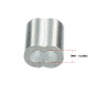 Kitchen-dream Colliers de câble en aluminium de manchons de câble métallique de diamètre de 0,04 pouce (1 mm) (50PCS) Kitchen-dream Colliers de câble en aluminium de manchons de câble métallique de diamètre de 0,04 pouce (1 mm) (50PCS)