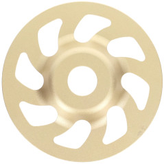 PRODIAMANT Meules boisseaux diamantée 125 mm x 22,2 mm Turbo ST81 Meule diamantée béton pierre naturelle qualité professionnelle