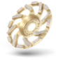 PRODIAMANT Meules boisseaux diamantée 125 mm x 22,2 mm Turbo ST81 Meule diamantée béton pierre naturelle qualité professionnelle PRODIAMANT Meules boisseaux diamantée 125 mm x 22,2 mm Turbo ST81 Meule diamantée béton pierre naturelle qualité professionnelle