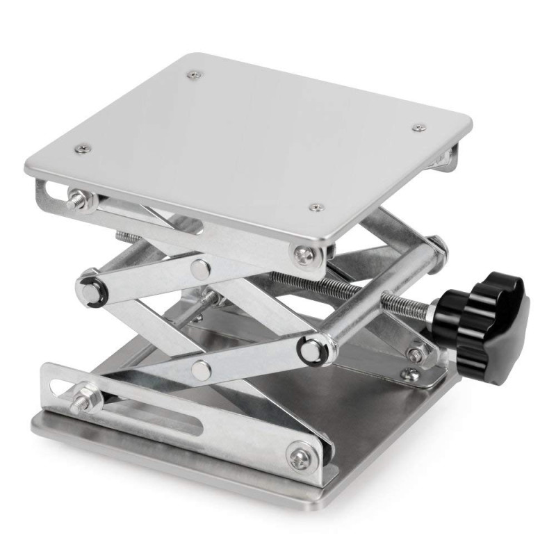 stonylab Table Élévatrice de Laboratoire, Table de Levage Plate-Forme de Laboratoire en Acier Inoxydable, 150 x 150mm, Hauteur d stonylab Table Élévatrice de Laboratoire, Table de Levage Plate-Forme de Laboratoire en Acier Inoxydable, 150 x 150mm, Hauteur d