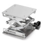 stonylab Table Élévatrice de Laboratoire, Table de Levage Plate-Forme de Laboratoire en Acier Inoxydable, 150 x 150mm, Hauteur d stonylab Table Élévatrice de Laboratoire, Table de Levage Plate-Forme de Laboratoire en Acier Inoxydable, 150 x 150mm, Hauteur d