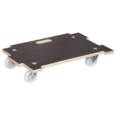 Wagner Chariot à roulettes MM 1382 I 59 x 39 x 11 cm - Charge 250 kg - Extensible de manière Flexible - pour Charges de (Presque