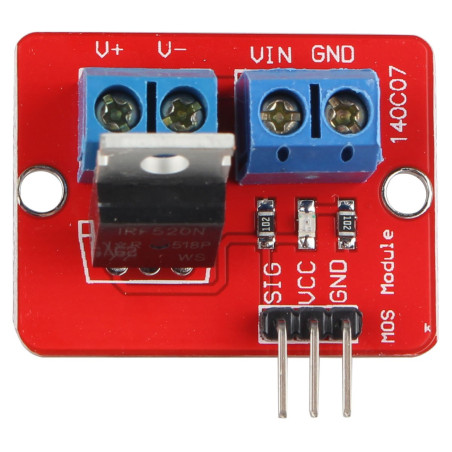 HALJIA Module de Pilote Mosfet Compatible avec Arduino Raspberry Pi Arm MCU