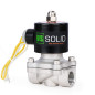 U.S. Solid 220 V AC 1/2" G Electrique Électrovanne acier inoxydable Normalement fermé "NC" Solenoid Valve entraînement direct Ai U.S. Solid 220 V AC 1/2" G Electrique Électrovanne acier inoxydable Normalement fermé "NC" Solenoid Valve entraînement direct Ai