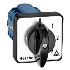 Heschen Commutateur de sélecteur de came rotatif universel LW28-20/0-4.4 660V 20A 5 positions 4 phases 16 bornes CE