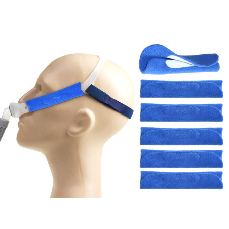 6-Pack CPAP Headgear Covers, CPAP Strap Comfort Pads, CPAP face Pads
