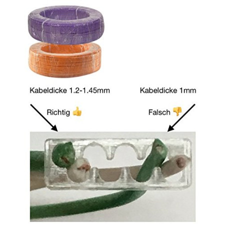 odedo 10x fiches RJ45 Cat.7, Cat 6A, Cat 8.1 orange, fiche réseau, fiche à sertir, créer un câble patch, gaine de protection con