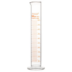 stonylab Verre Cylindre Gradué (1 Paquet), Graduated Cylinder Verre Borosilicaté 500 ml Mur Lourd Verre Gradué Éprouvette