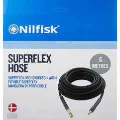 Nilfisk Flexible Armé de 15M Superflex - Pièces de Rechange Original pour Nettoyeur Haute Pression Premium (128500084)