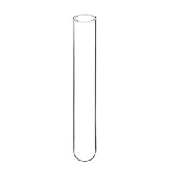stonylab 30-Paquet Tubes à Essais à Fond Rond en Verre Borosilicaté, 15 mm de Diamètre Extérieur et 100 mm de Longueur, Test Tub