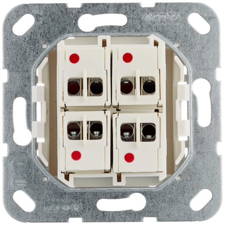 GIRA Switch Series 569403 Insert pour haut-parleur 4 voies Blanc pur