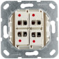 GIRA Switch Series 569403 Insert pour haut-parleur 4 voies Blanc pur