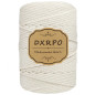 DXRPO Corde Macramé 4mm x 120m, Macrame Corde de 4-Ply Naturel Coton, pour Rideau Macramé, Bricolage Decoration Murale, Décorati DXRPO Corde Macramé 4mm x 120m, Macrame Corde de 4-Ply Naturel Coton, pour Rideau Macramé, Bricolage Decoration Murale, Décorati