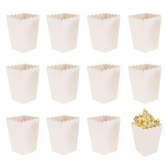 50 Pièces Boîtes à Pop-Corn, Boites à Popcorn et Bonbons, Carton Bonbons Conteneur, Popcorn Carton, Boîtes à Popcorn pour Fêtes,