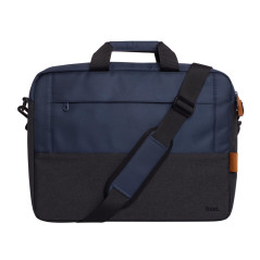 Trust Lisboa Sacoche Homme pour Ordinateur Portable 16 Pouces, Sac Bandoulière avec Sangle pour Chariot, Plastique Recyclé, Hous