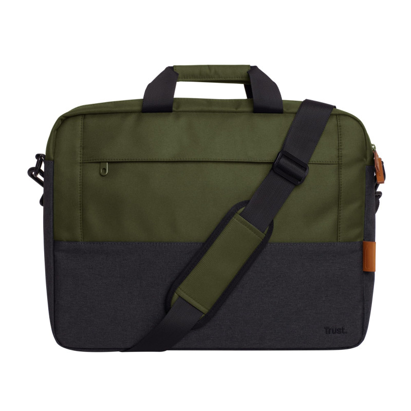 Trust Lisboa Sacoche Homme pour Ordinateur Portable 16 Pouces, Sac Bandoulière avec Sangle pour Chariot, Plastique Recyclé, Hous Trust Lisboa Sacoche Homme pour Ordinateur Portable 16 Pouces, Sac Bandoulière avec Sangle pour Chariot, Plastique Recyclé, Hous
