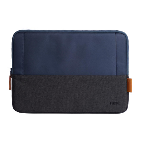 Trust Lisboa Housse Ordinateur Portable 13.3 Pouces, Pochette en Plastique Recyclé, Sacoche Voyage PC Homme Femme Collège Loisir