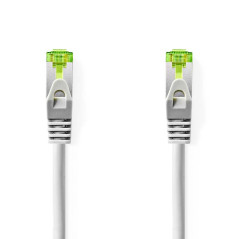 NEDIS Câble Cat 7 | PiMF | Fiche RJ45 (8P8C) | Fiche RJ45 (8P8C) | 0,5 m | Rond | LSZH | Gris | Sac en plastique