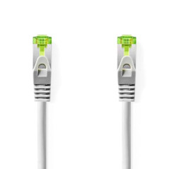 NEDIS Câble Cat 7 | PiMF | Fiche RJ45 (8P8C) | Fiche RJ45 (8P8C) | 0,5 m | Rond | LSZH | Gris | Sac en plastique