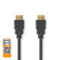 NEDIS Câble HDMI ™ haute vitesse avec Ethernet | Connecteur HDMI™ | Connecteur HDMI™ | 4K @ 60Hz | 18 Gbps | 1,50 m | Rond | PVC NEDIS Câble HDMI ™ haute vitesse avec Ethernet | Connecteur HDMI™ | Connecteur HDMI™ | 4K @ 60Hz | 18 Gbps | 1,50 m | Rond | PVC
