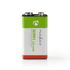 Nedis Batterie Rechargeable Ni-MH : Blo Qui E 8,4 V 250 mAh