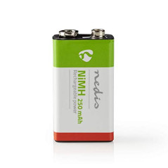 Nedis Batterie Rechargeable Ni-MH : Blo Qui E 8,4 V 250 mAh