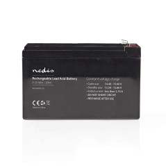 Nedis Batterie Rechargeable au Plomb Acide 12 V 9000 mAh