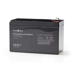 Nedis Batterie Rechargeable au Plomb Acide 12 V 9000 mAh