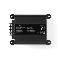 Convertisseur d'alimentation - Propulsé par la Voiture - 24 V DC - 12 V DC - 120 W - Bornier à vis - Equipé d'un fusible - Noir