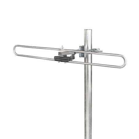 Extérieur Dab + antenne | Passif | Gamme de réception: 0-50 km | Gain: 4 DB | Aluminium