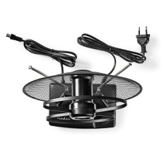 Nedis Antenne HDTV - Amplification 30-36 DB - FM/VHF/UHF - Portée 0-25 km - pour l'intérieur