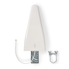 Nedis - Antenne LTE - 3G/4G/5G - Intérieur et extérieur - Gain Max. 10-11 DB - 698-5000 MHz - Signaux GSM - Étanche - Longueur d